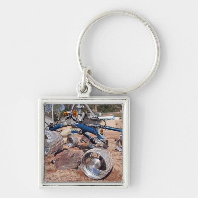 Scarecrow, a mobility-testing model keychain (Front)