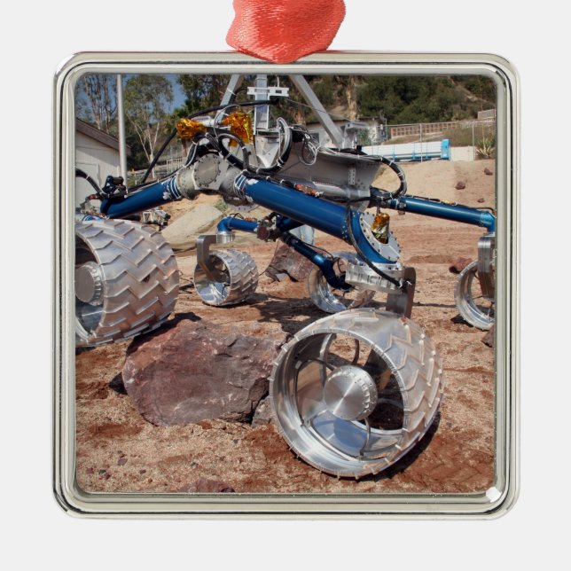 Scarecrow, a mobility-testing model metal ornament (Front)