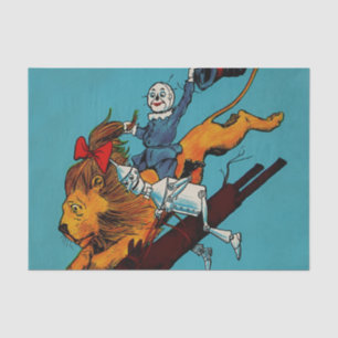 “Scarecrow and Cowardly Lion” by John R Neill Tissue Paper