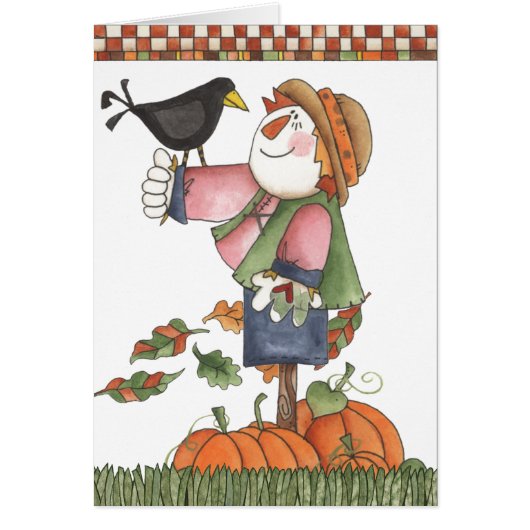 Scarecrow and crow cards (Front)