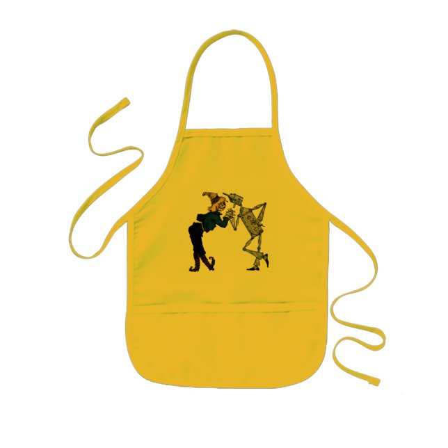 Scarecrow and Tin Man Apron (Front)
