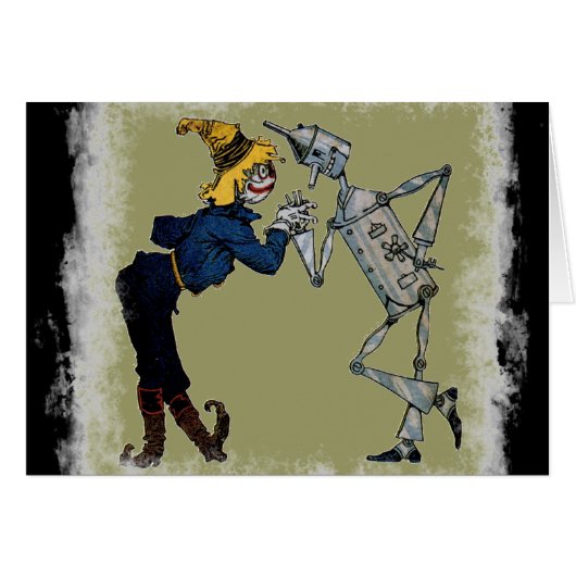 Scarecrow and Tin Man Cards (Front Horizontal)