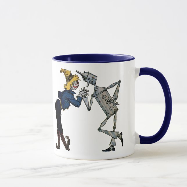 Scarecrow and Tin Man Ceramic Mug (Right)