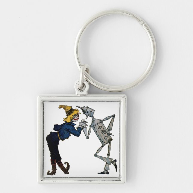 Scarecrow and Tin Man Keychain (Front)