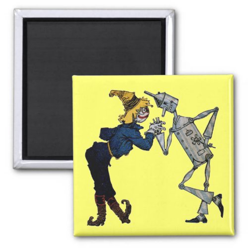 Scarecrow and Tin Man Magnet