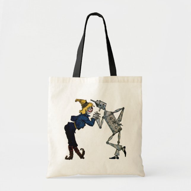 Scarecrow and Tin Man Tote Bag (Front)