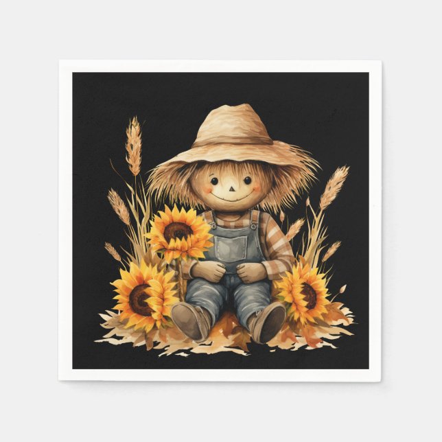 Scarecrow Apron  Napkins (Front)
