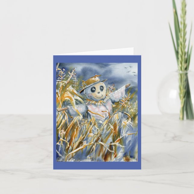 "Scarecrow" Blank Notecard (Front)