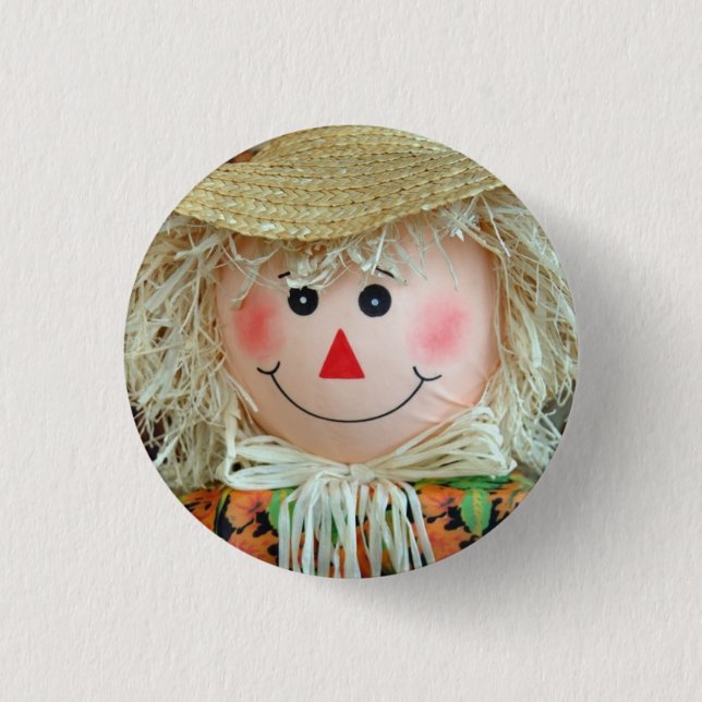Scarecrow Body Pinback Button (Front)