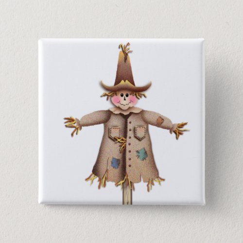 SCARECROW by SHARON SHARPE Pinback Button