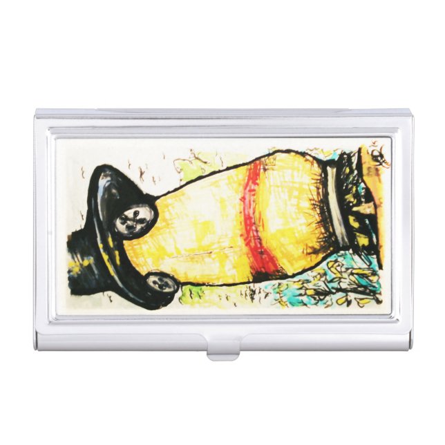 Scarecrow card holder/box business card holder (Front)