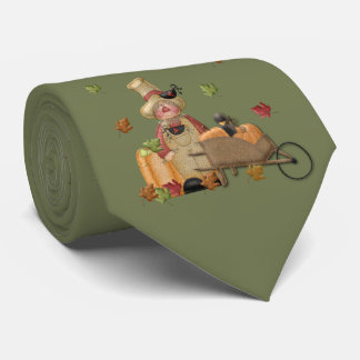Scarecrow Fall Scene tie