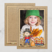 Scarecrow Frame Photo Card (Front/Back)