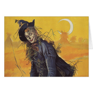 Scarecrow from Wizard of Oz, Vintage Fairy Tales Cards