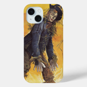 Scarecrow from Wizard of Oz, Vintage Fairy Tales iPhone 15 Case