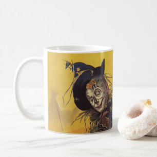 Scarecrow from Wizard of Oz, Vintage Fairy Tales Coffee Mug