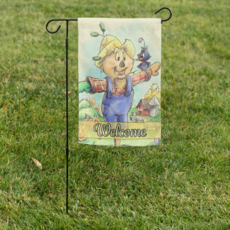 Scarecrow garden flag
