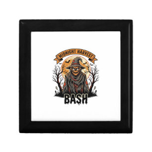 Scarecrow Halloween Shirt Vintage Engraving Party  Gift Box