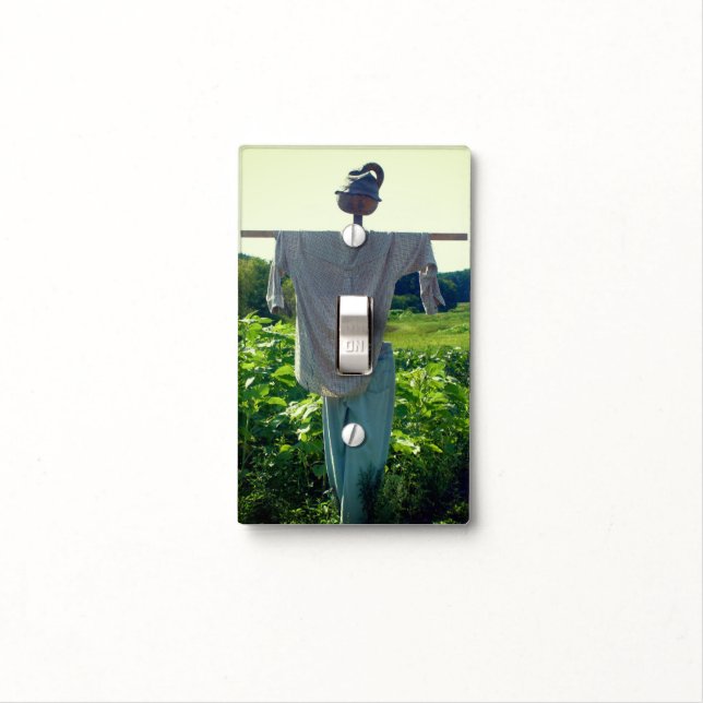 Scarecrow In Garden Field     Light Switch Cover (In Situ)