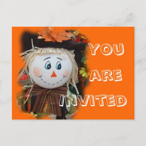 Scarecrow Invitation_customize any occasion Invitation Postcard