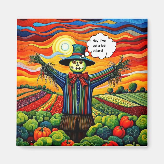 Scarecrow Job Magnet (Front)