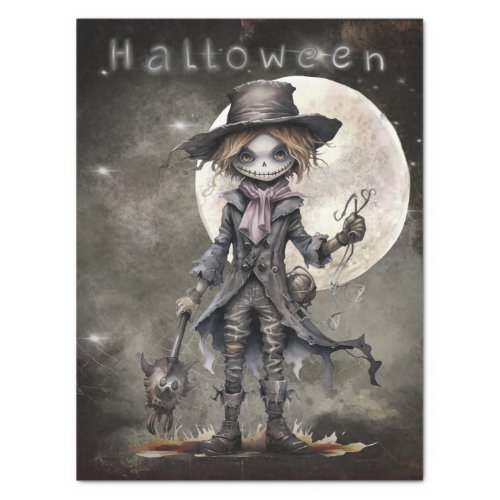 Scarecrow Moon Dead Halloween Tissue Paper