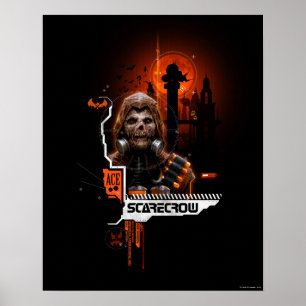 Scarecrow Orange Graphic Poster