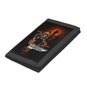 Scarecrow Orange Graphic Tri-fold Wallet