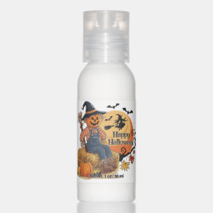 Scarecrow Pumpkin Halloween Rustic Vibes Art Hand Lotion