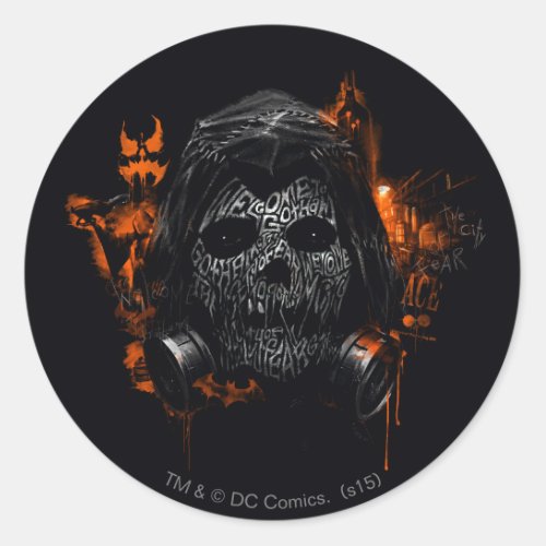 Scarecrow _ Welcome To Gotham City Classic Round Sticker