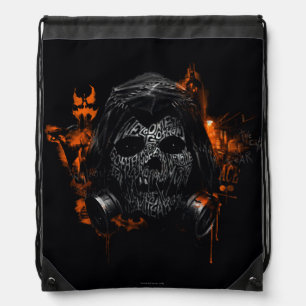 Scarecrow - Welcome To Gotham City Drawstring Bag