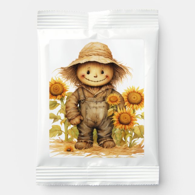 Scarecrow with Sunflower  Margarita Drink Mix (Front)