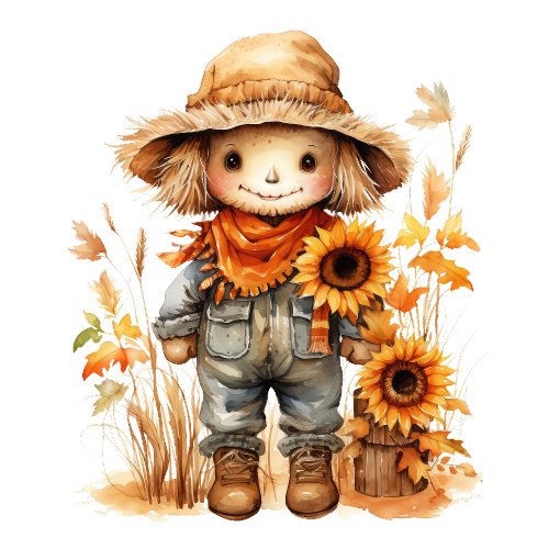 Scarecrow with Sunflower  Placemat