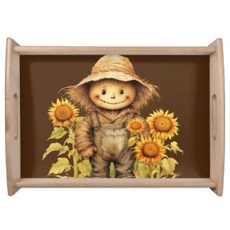 Scarecrow with Sunflower 