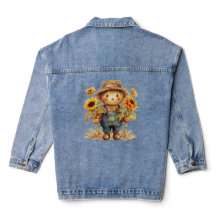Scarecrow with Sunflowers 