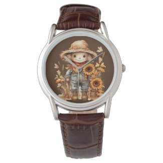 Scarecrow with Sunflowers Watch