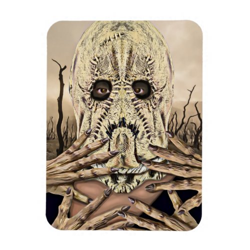 scarecrow Woman Creepy Gothic Horror Art Magnet