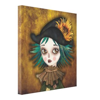 Scarecrow Wrapped Canvas Canvas Print