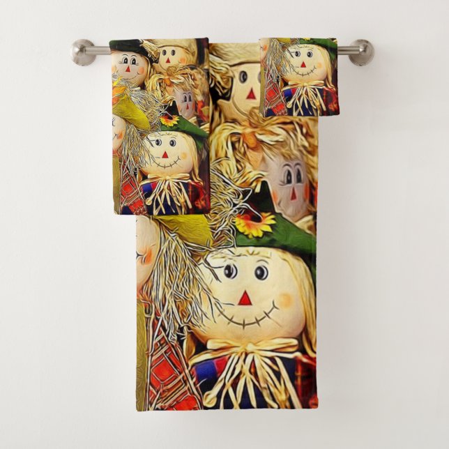Scarecrows Bath Towel Set (Insitu)