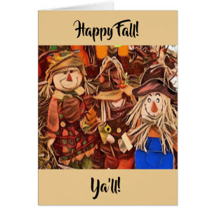 SCARECROWS - GREETING CARD