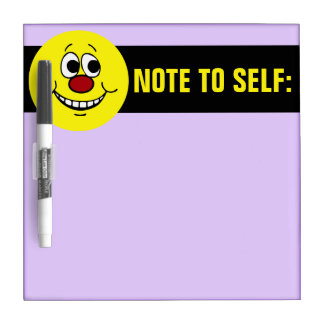 Scared Face Grumpey Dry-Erase Board