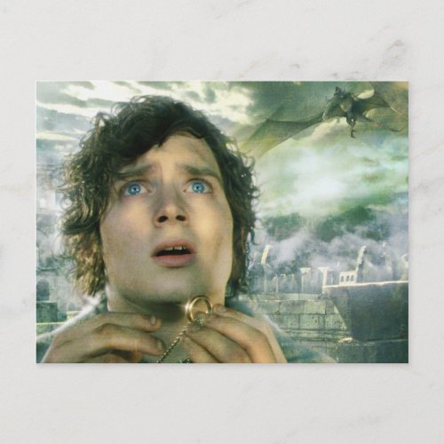 Scared FRODO Holding Ring Postcard