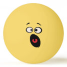 Scared Funny Face Table Tennis Ball Scared Funny Face Table Tennis Ball