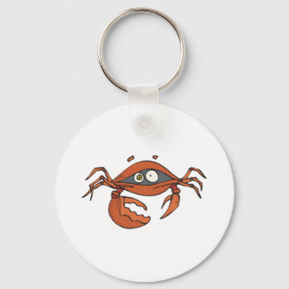 scared little crab keychain