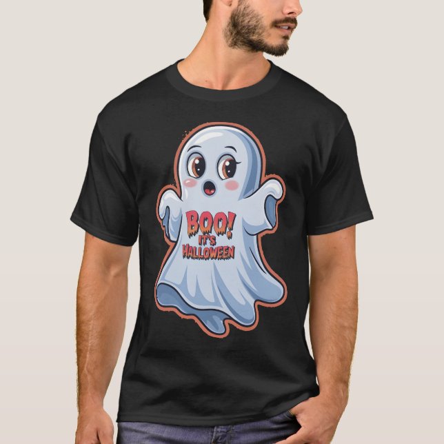 Scared Little Ghost T-Shirt (Front)