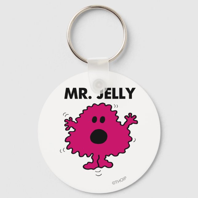 Scared & Nervous Mr. Jelly Keychain (Front)