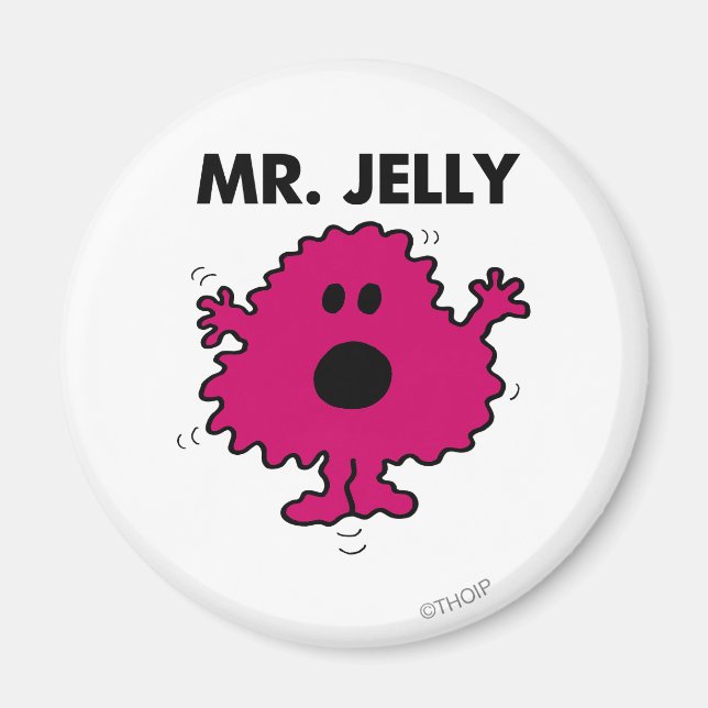 Scared & Nervous Mr. Jelly Magnet (Front)