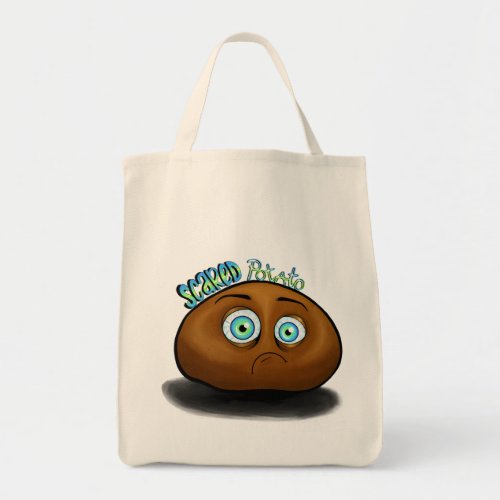 Scared Potato Tote Bag
