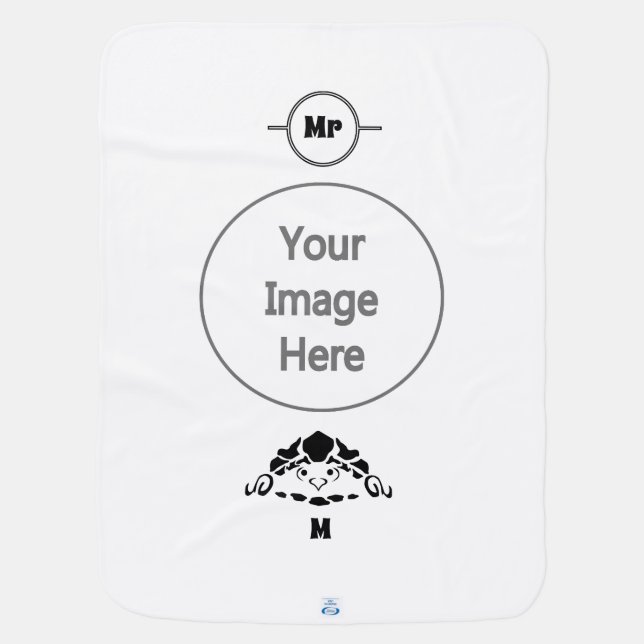 Scared Turtle Hiding in his Shell Baby Blanket (Back)