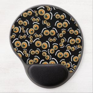 Scaredy Cat Halloween Boo Eyes Bat Gel Mouse Pad